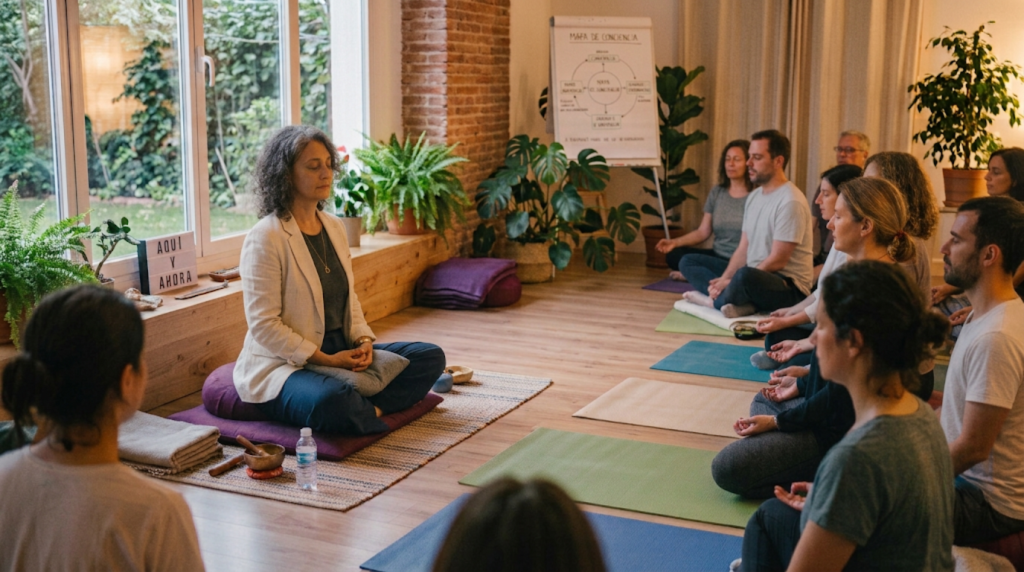 Profesorado certificado profesora mindfulness