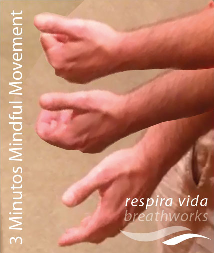 Audio para práctica un Movimientos Consciente tres minutos mindful movement 03